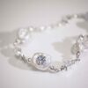 Silver Glow Baroque Bracelet