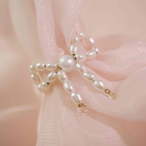 Sweet Bow Pearl Ring