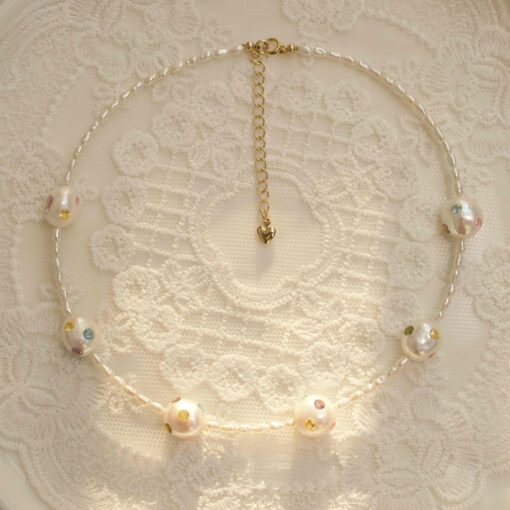 Joyful Baroque Donut Choker