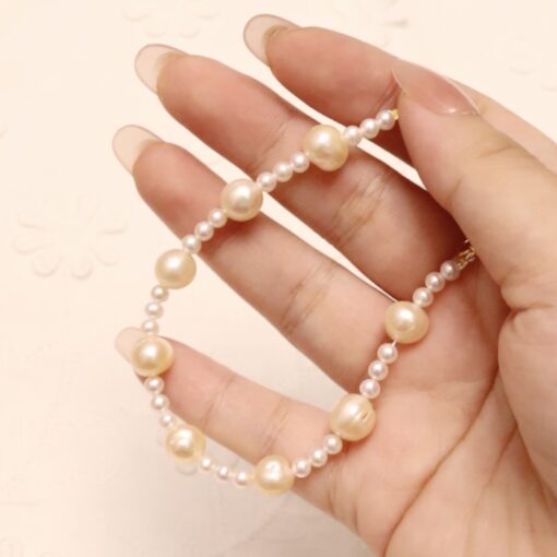Autumn Ripple Pearl Bracelet